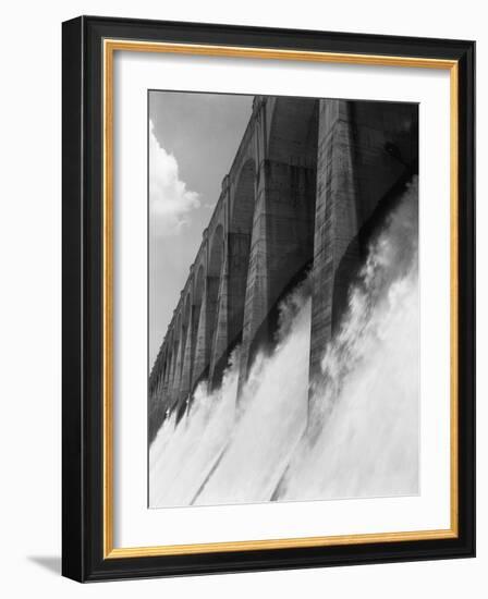 Wilson Dam, Flood Gates-Philip Gendreau-Framed Photographic Print