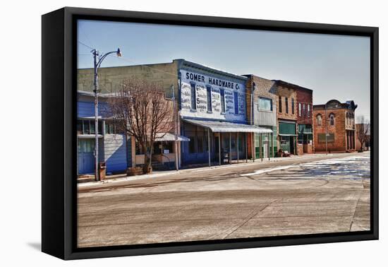 Wilson, Kansas, Kansas, USA-Michael Scheufler-Framed Premier Image Canvas