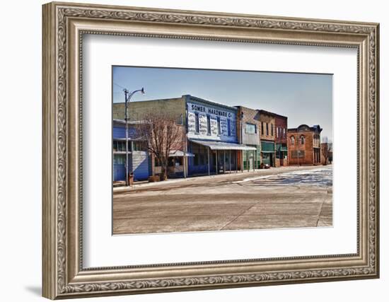 Wilson, Kansas, Kansas, USA-Michael Scheufler-Framed Photographic Print