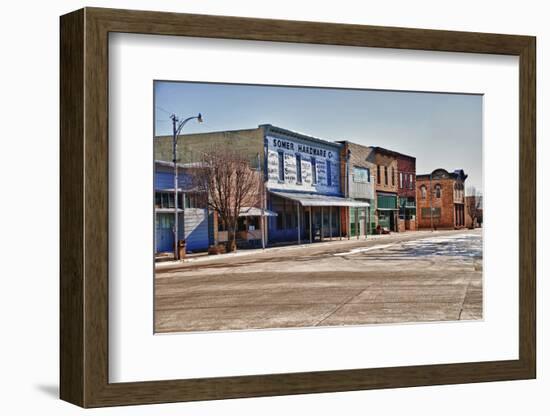 Wilson, Kansas, Kansas, USA-Michael Scheufler-Framed Photographic Print