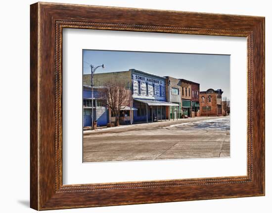 Wilson, Kansas, Kansas, USA-Michael Scheufler-Framed Photographic Print