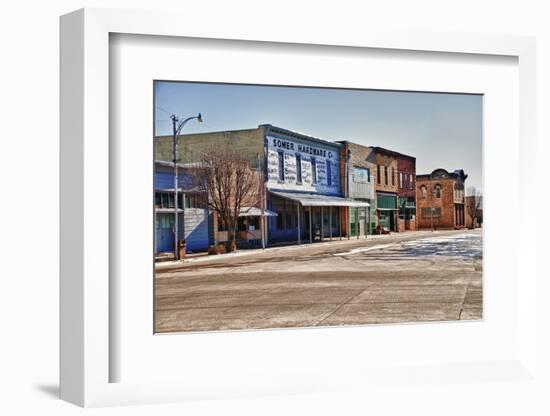 Wilson, Kansas, Kansas, USA-Michael Scheufler-Framed Photographic Print