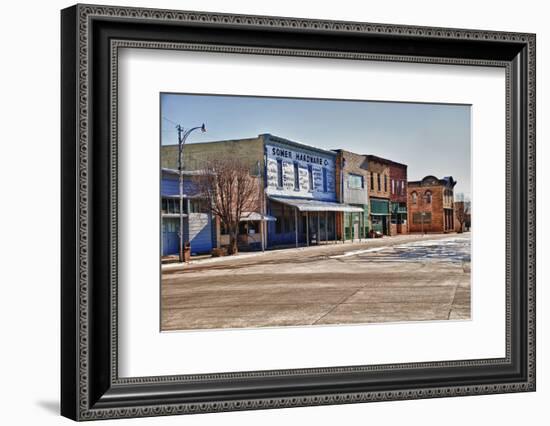 Wilson, Kansas, Kansas, USA-Michael Scheufler-Framed Photographic Print