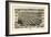 Wilson, North Carolina - Panoramic Map-Lantern Press-Framed Art Print