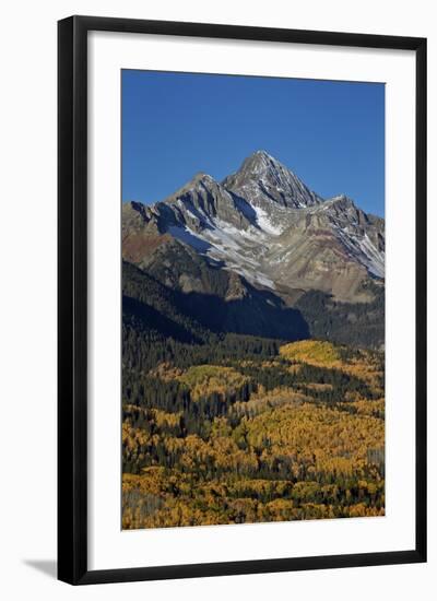 Wilson Peak in the Fall, San Juan National Forest, Colorado, Usa-James Hager-Framed Photographic Print