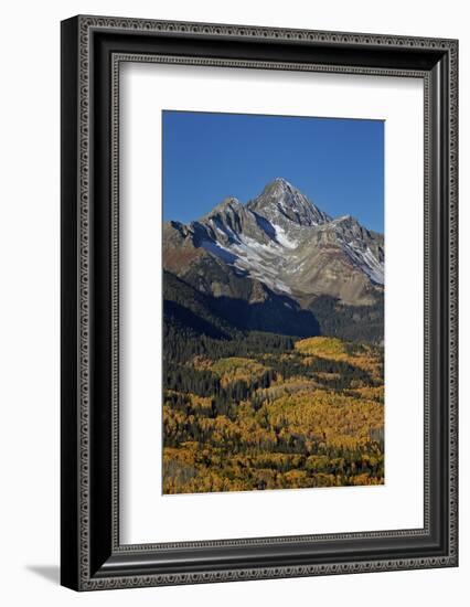 Wilson Peak in the Fall, San Juan National Forest, Colorado, Usa-James Hager-Framed Photographic Print