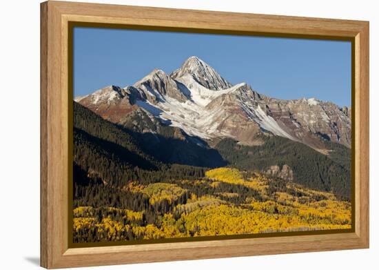Wilson Peak on an Autumn Morning, San Juan Mountains, Colorado, USA-Jaynes Gallery-Framed Premier Image Canvas