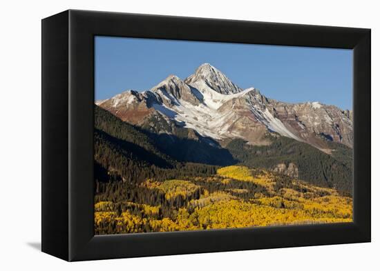 Wilson Peak on an Autumn Morning, San Juan Mountains, Colorado, USA-Jaynes Gallery-Framed Premier Image Canvas