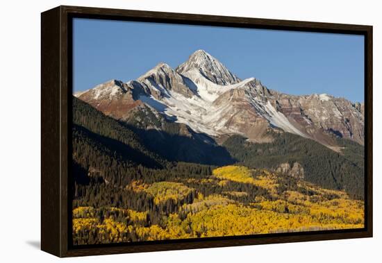 Wilson Peak on an Autumn Morning, San Juan Mountains, Colorado, USA-Jaynes Gallery-Framed Premier Image Canvas