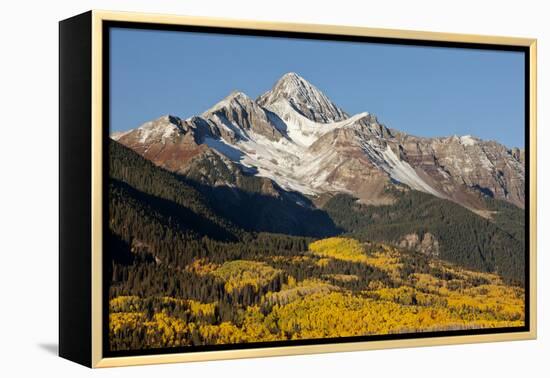 Wilson Peak on an Autumn Morning, San Juan Mountains, Colorado, USA-Jaynes Gallery-Framed Premier Image Canvas