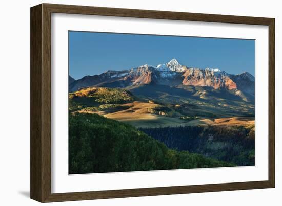 Wilson Peak Rolling Hills-Larry Malvin-Framed Photographic Print
