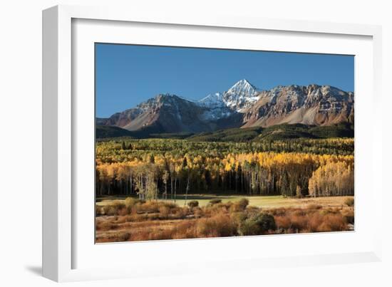 Wilson Peak Yellow Aspens-Larry Malvin-Framed Photographic Print