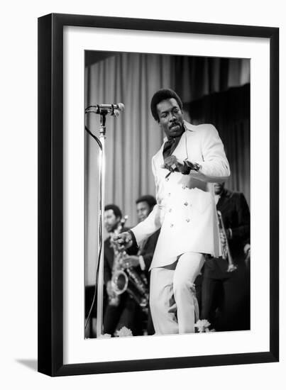 Wilson Pickett Dances on the Stage-Sergio del Grande-Framed Giclee Print