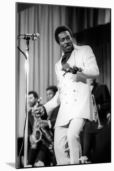 Wilson Pickett Dances on the Stage-Sergio del Grande-Mounted Giclee Print