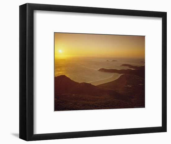 Wilson's Promontory, Sunset from Mount Oberon, Victoria, Australia-Dominic Webster-Framed Photographic Print