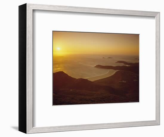 Wilson's Promontory, Sunset from Mount Oberon, Victoria, Australia-Dominic Webster-Framed Photographic Print