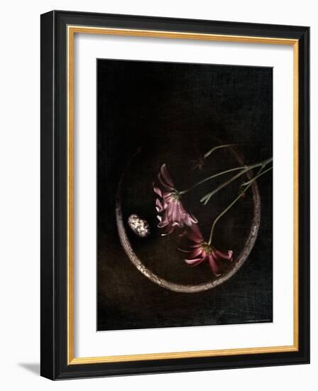 Wilted Purple Flowers in Pot-Robert Cattan-Framed Photographic Print
