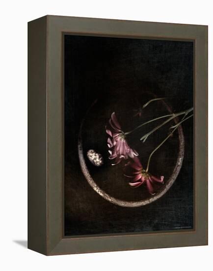 Wilted Purple Flowers in Pot-Robert Cattan-Framed Premier Image Canvas