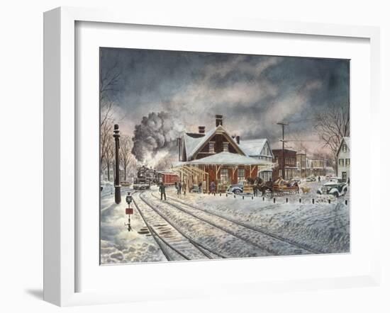 Wilton, N.H.-Stanton Manolakas-Framed Giclee Print