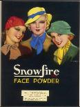 Three Girls of the Ginger Rogers Era Who Use Snowfire Face Powder-Wilton Williams-Framed Art Print