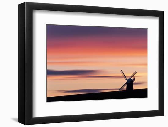 Wilton Windmill silhouetted, Near Marlborough, Wiltshire, UK-Ross Hoddinott-Framed Photographic Print