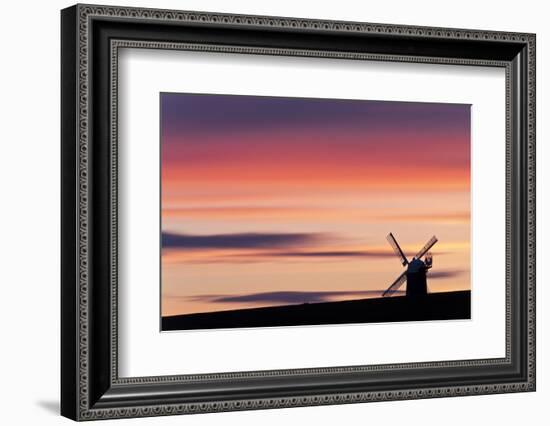 Wilton Windmill silhouetted, Near Marlborough, Wiltshire, UK-Ross Hoddinott-Framed Photographic Print