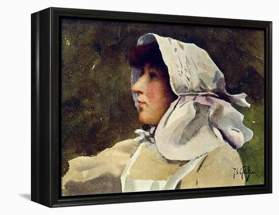 Wiltshire Sunbonnet-T C Gotch-Framed Stretched Canvas