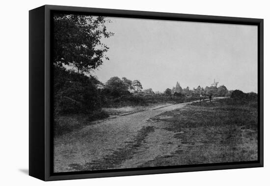 Wimbledon Common and the Windmill, c1900, (1912)-null-Framed Premier Image Canvas