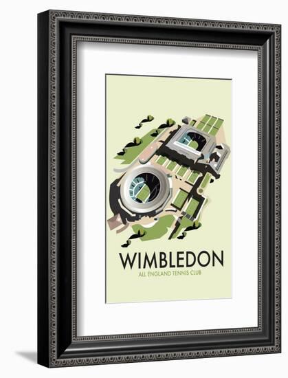 Wimbledon - Dave Thompson Contemporary Travel Print-Dave Thompson-Framed Giclee Print