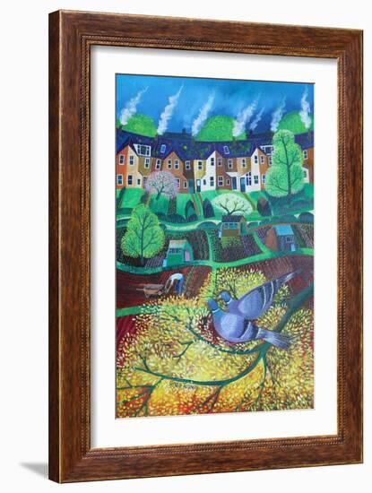 Wimbledon Park Doves, 2017-Lisa Graa Jensen-Framed Giclee Print