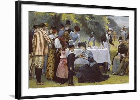 Wimbledon Tennis Party-Edward Brewtnall-Framed Giclee Print