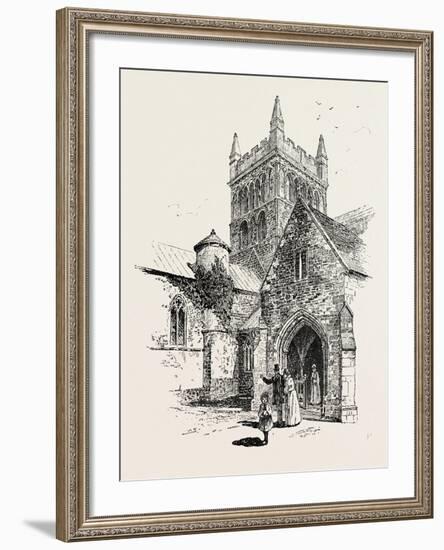 Wimborne: the Ivy Tower-null-Framed Giclee Print