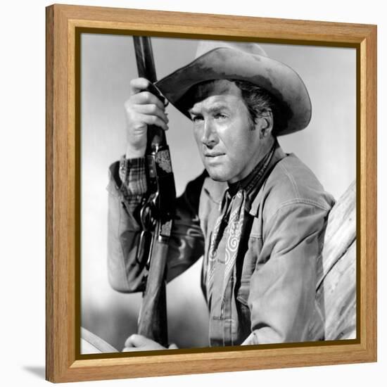 Winchester '73, James Stewart, 1950-null-Framed Stretched Canvas