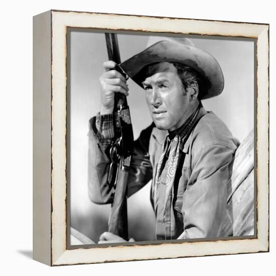 Winchester '73, James Stewart, 1950-null-Framed Stretched Canvas