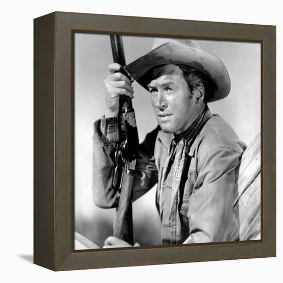 Winchester '73, James Stewart, 1950-null-Framed Stretched Canvas