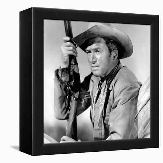 Winchester '73, James Stewart, 1950-null-Framed Stretched Canvas