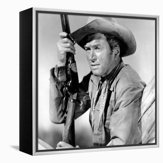 Winchester '73, James Stewart, 1950-null-Framed Stretched Canvas