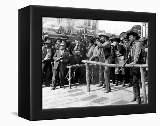 Winchester '73, James Stewart, Stephen McNally, 1950-null-Framed Stretched Canvas