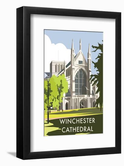 Winchester Cathedral - Dave Thompson Contemporary Travel Print-Dave Thompson-Framed Giclee Print