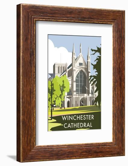 Winchester Cathedral - Dave Thompson Contemporary Travel Print-Dave Thompson-Framed Giclee Print