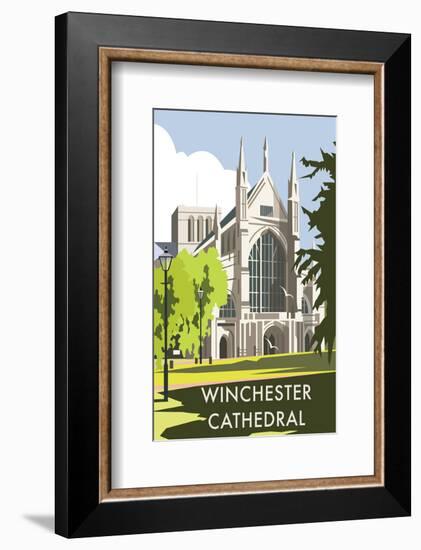 Winchester Cathedral - Dave Thompson Contemporary Travel Print-Dave Thompson-Framed Giclee Print