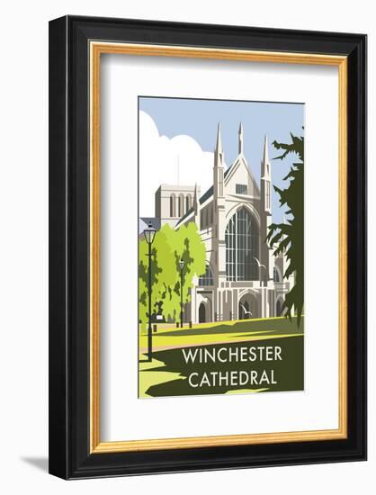 Winchester Cathedral - Dave Thompson Contemporary Travel Print-Dave Thompson-Framed Giclee Print