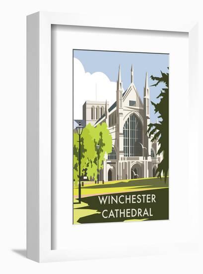 Winchester Cathedral - Dave Thompson Contemporary Travel Print-Dave Thompson-Framed Giclee Print
