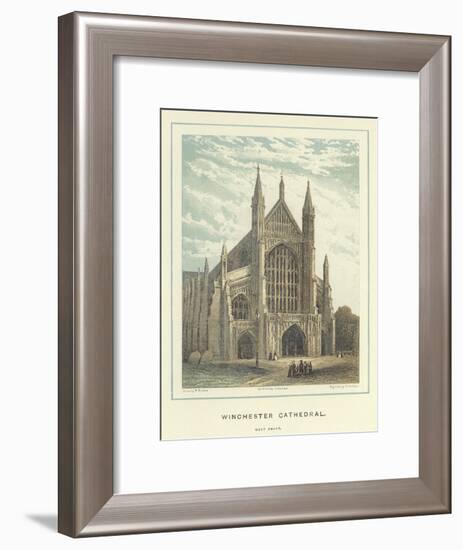 Winchester Cathedral, West Front-Hablot Knight Browne-Framed Giclee Print