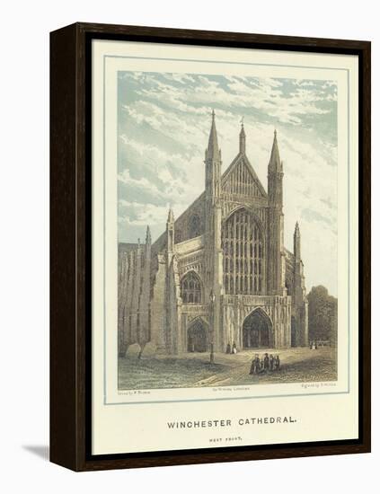 Winchester Cathedral, West Front-Hablot Knight Browne-Framed Premier Image Canvas