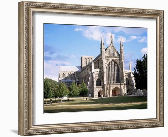 Winchester Cathedral, Winchester, Hampshire, England, United Kingdom-Roy Rainford-Framed Photographic Print
