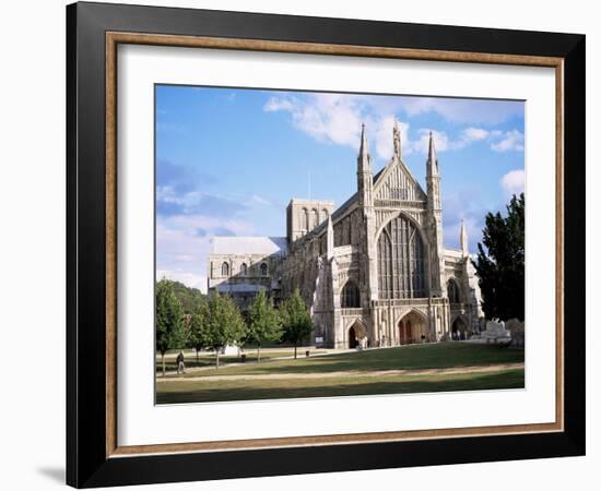 Winchester Cathedral, Winchester, Hampshire, England, United Kingdom-Roy Rainford-Framed Photographic Print
