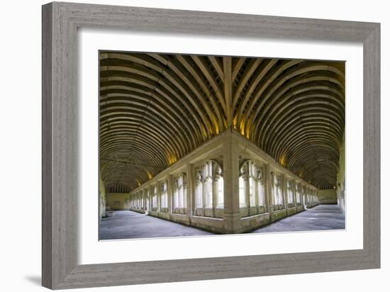 Winchester College Cloister Arcades-Paul Rapson-Framed Photographic Print