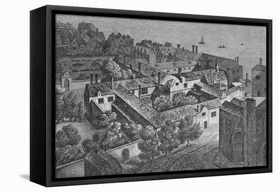 'Winchester House, Southwark, about 1649, from the tower of St. Saviour's', c1812,-Wenceslaus Hollar-Framed Premier Image Canvas