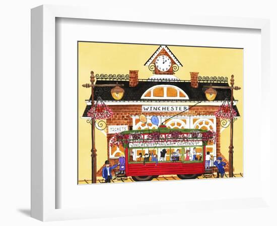 Winchester Train Station-Cheryl Bartley-Framed Giclee Print